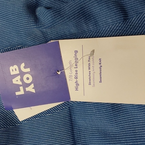 Women's High-Rise Ribbed Seamless 7/8 Leggings | Joylab | X Large - Picture 12 of 12